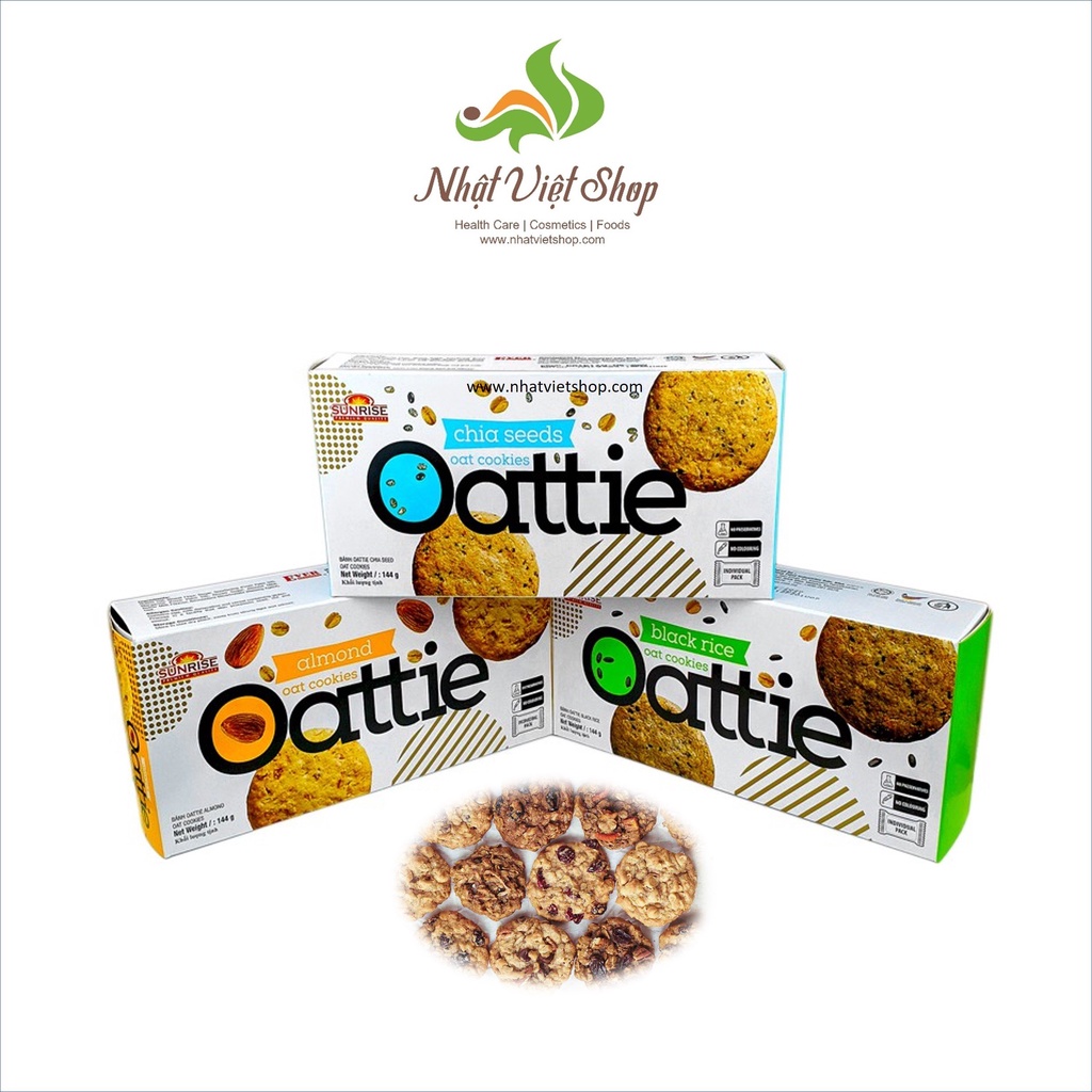 Bánh Yến Mạch Ăn Kiêng Oattie 144g