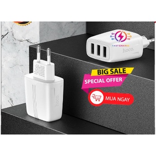 CỦ SẠC 3 CỔNG QC 3.0 HOCO C15 - n15