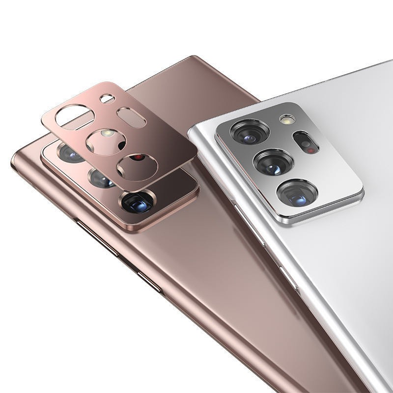 Miếng Dán Bảo Vệ Camera Bằng Kim Loại Cho Samsung Galaxy S23 S22 S21 S20 Note 20 Ultra Plus Z FOLD 4 3