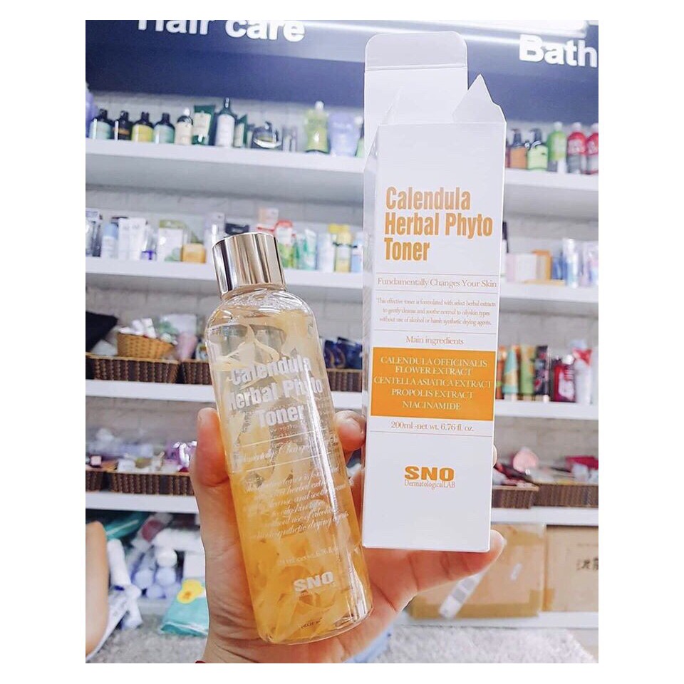 Toner hoa cúc SNO Calendula Herbal Phyto 200ml