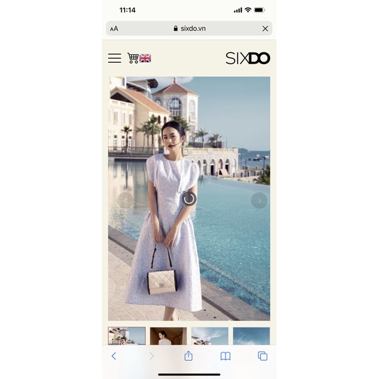 đầm sixdo thắt eo dự tiệc đi làm
