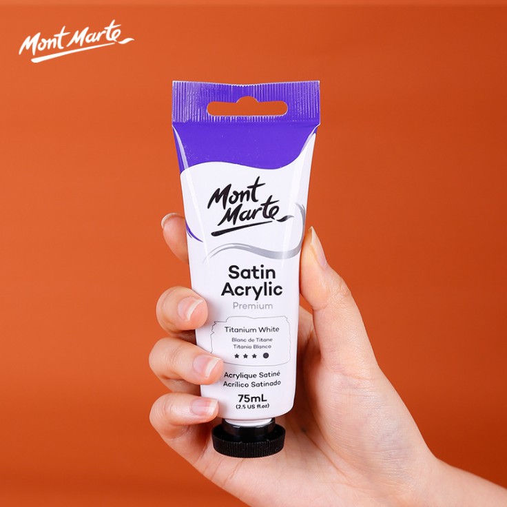 Màu Acrylic Satin Mont Marte Cao Cấp 75ml (Vẽ Mọi Chất Liệu)