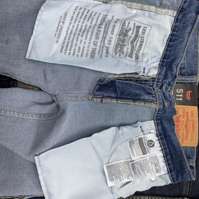 Quần jeans levis 511 dáng vừa