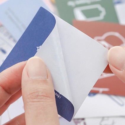 60 Miếng hình dán trang trí sổ lưu niệm phong cách Hàn Quốc xinh xắn