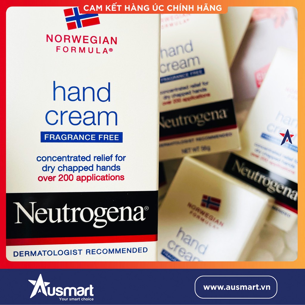 Kem dưỡng da tay không mùi Neutrogena Norwegian Formula Hand Cream Fragrance