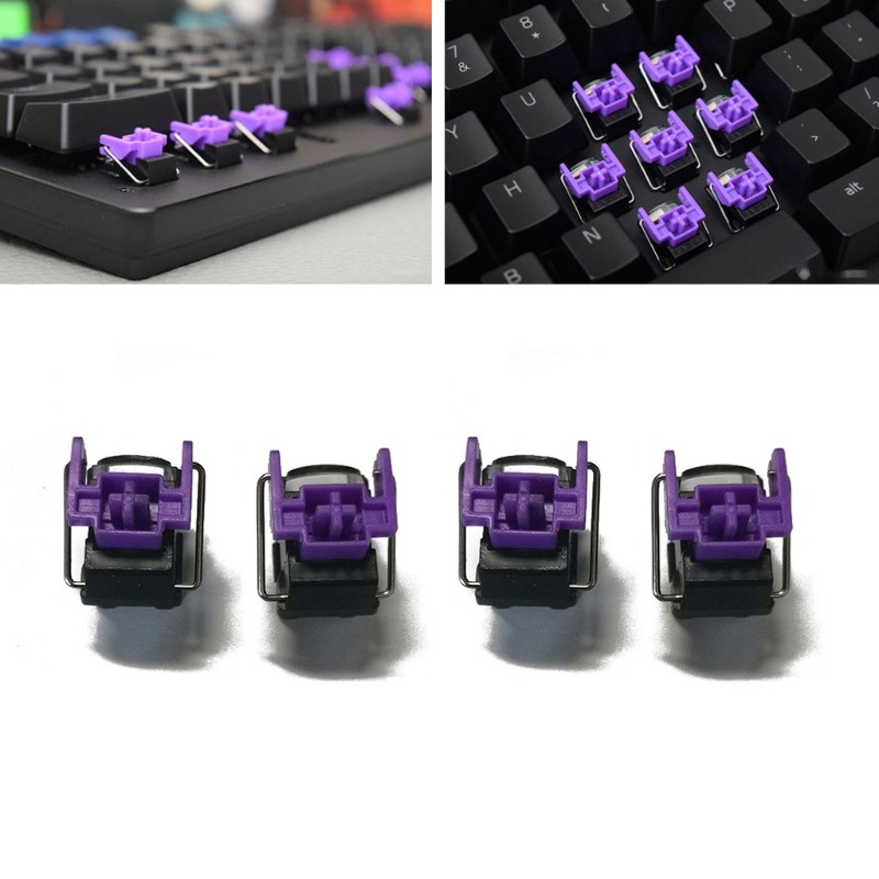 NAMA 4Pcs Razer Purple Optical Switches Hot Swap Switch for Razer Huntsman Elite Gaming Mechanical Keyboard Switches