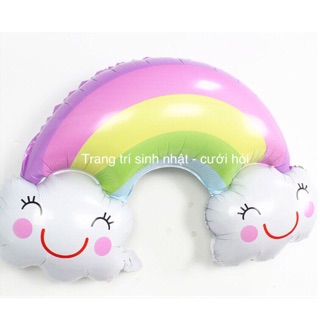 Bóng trang trí hình Cầu Vồng Smile size 70cm