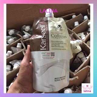 Kem hấp ủ xả phục hồi tóc collagen karseell maca 500ml