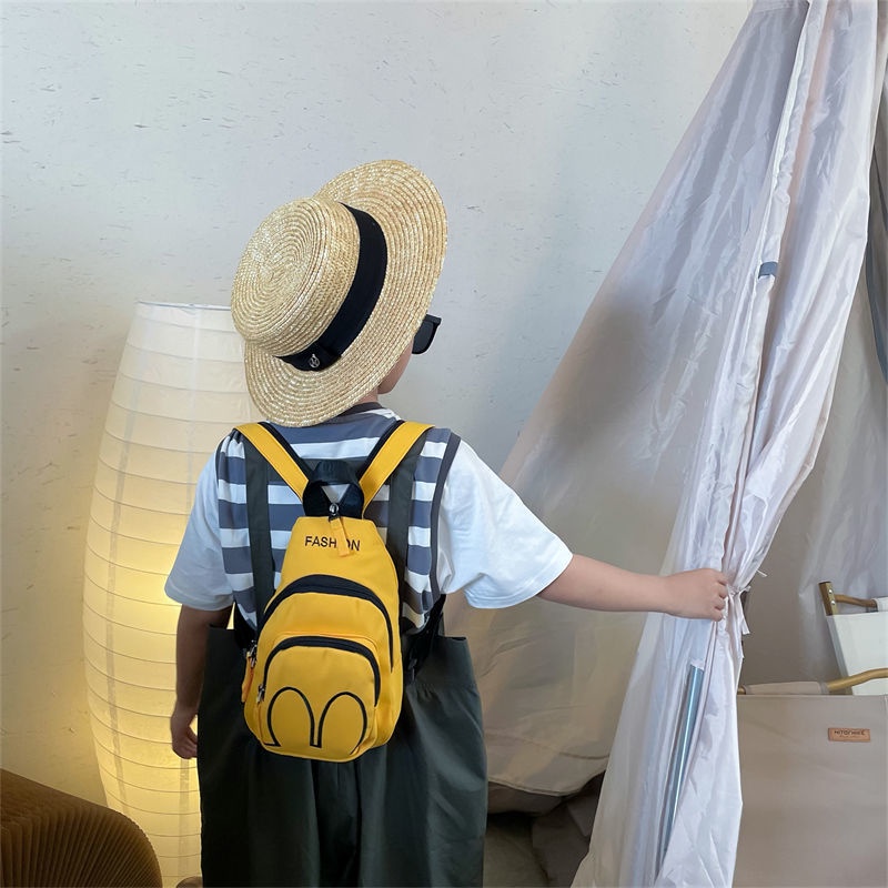 Ba Lô Vải canvas Thời Trang Cá Tính Năng Động Cho Bé Trai