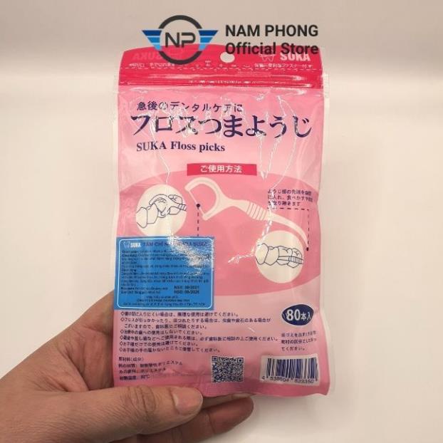 Tăm chỉ nha khoa, sợi nhỏ, siêu dai, chăm sóc vệ sinh răng miệng an toàn
