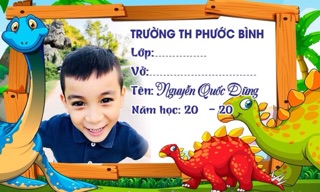 Nhãn vở theo yêu cầu