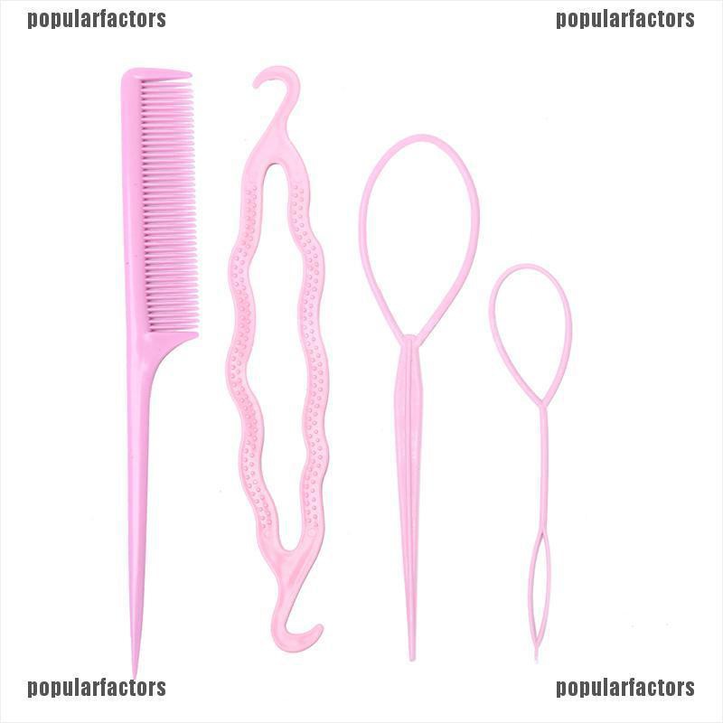 Bộ 4 Dụng Cụ Tạo Kiểu Tóc Thời Trang