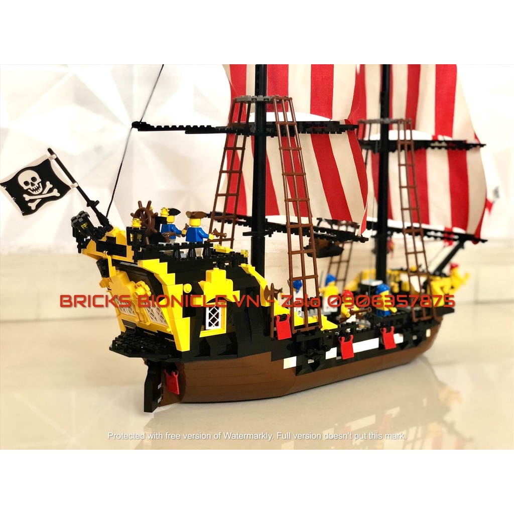 LEGO PIRATES SYSTEM - ĐỒ CHƠI XẾP HÌNH LEGO TÀU CƯỚP BIỂN -  6285 BLACK SEA BARRACUDA - TÀU HẢI TẶC BARRACUDA