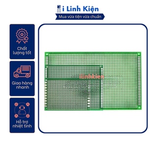 PCB lỗ 6x8cm phíp thủy tinh FR4 2 mặt