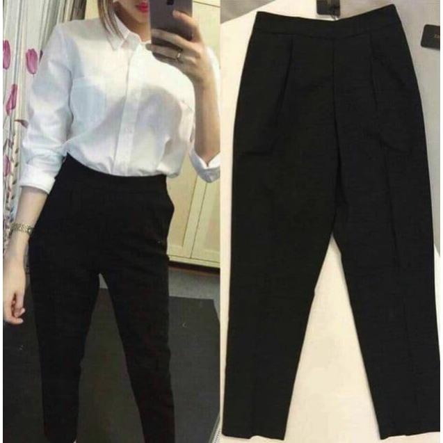 QUẦN CÔNG SỞ BAGGY TUYẾT MƯA GẤU LỆCH CÚC LỆCH | BigBuy360 - bigbuy360.vn