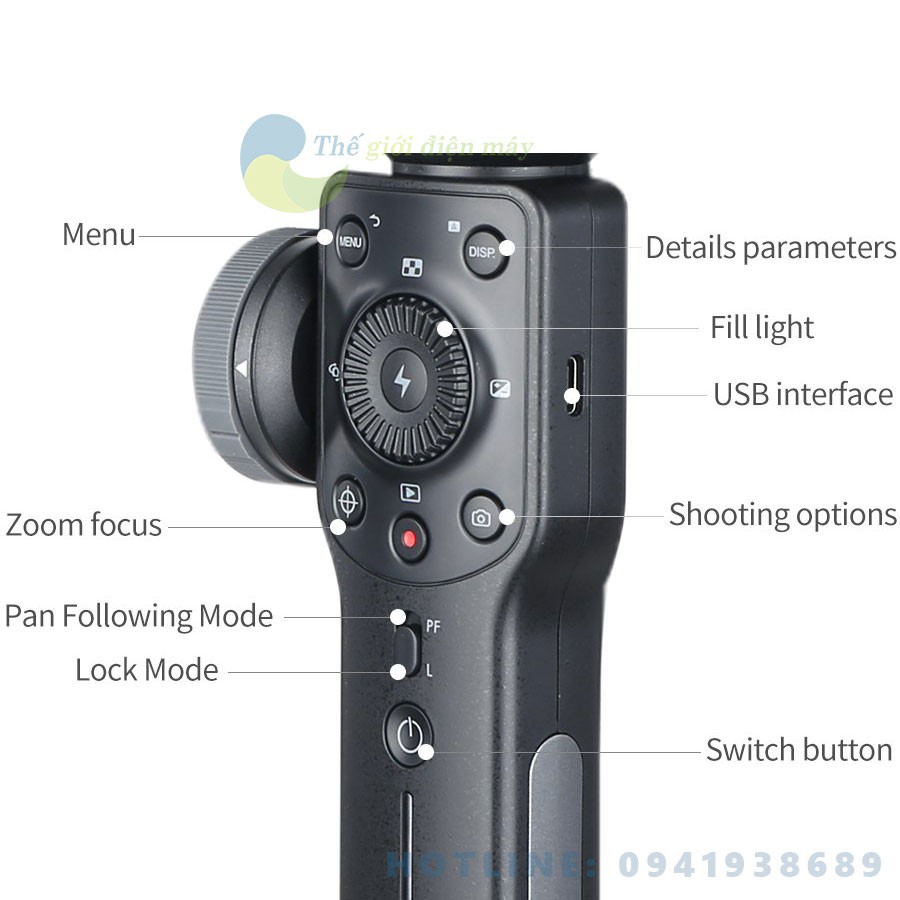 Tay cầm chống rung gimbal Zhiyun smooth 4 chống rung điện thoại, camera hành trình nhỏ gọn full phụ kiện HOT | BigBuy360 - bigbuy360.vn