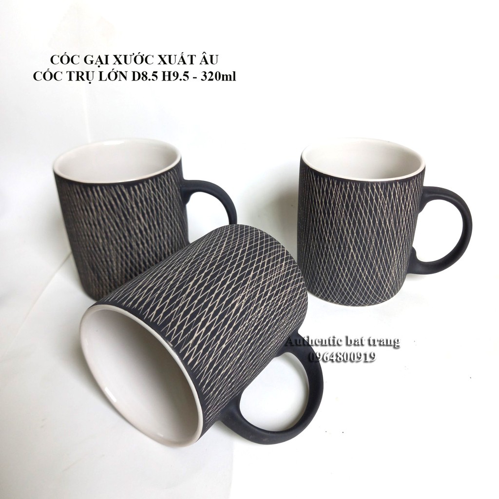 CỐC GẠI XƯỚC XUẤT ÂU - Phong cách độc lạ để thưởng thức trà, cà phê - Xưởng gốm sứ Authentic Bát trang