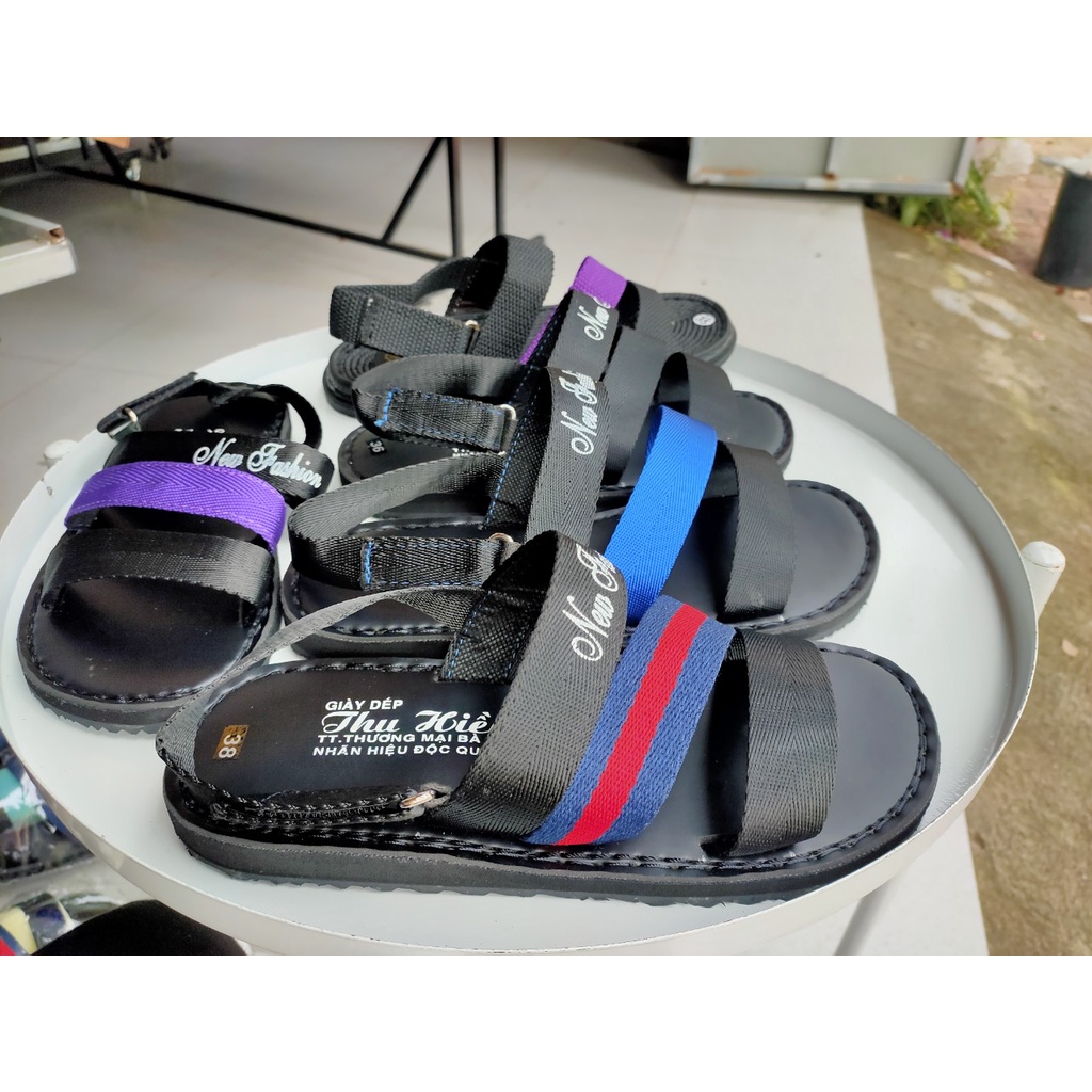 Giày Sandal quai dù đế may siêu bền nhiều màu size 35-39