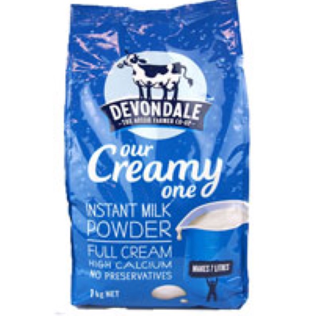 Sữa bột Devondale bịch 1 kg nhập từ Úc