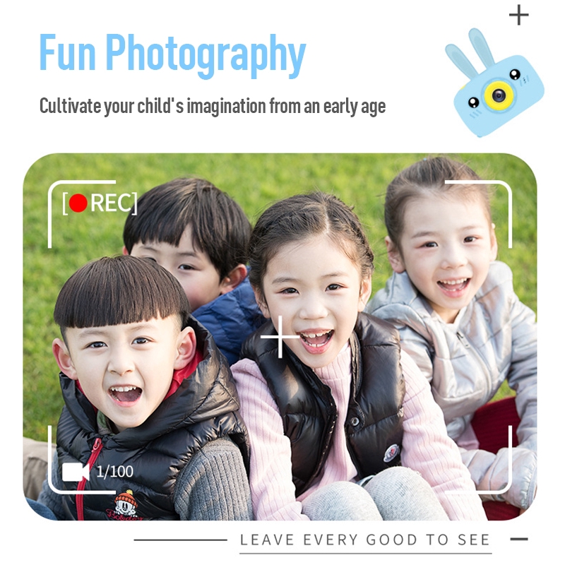 【ht】 X9 Children'S Digital Dual Camera Video Camera 2.0 In Hd Screen With Protective Cover