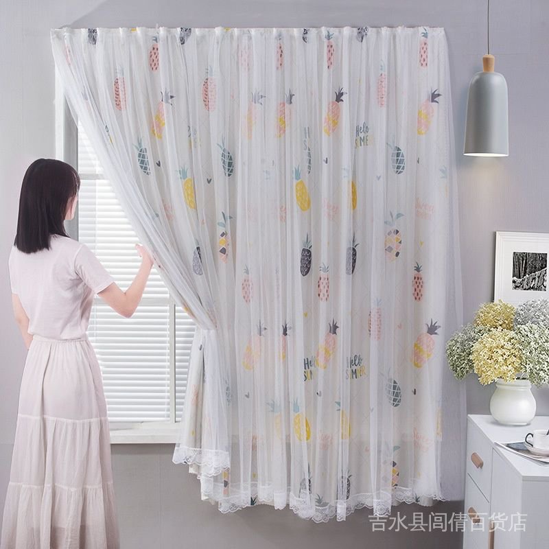 Hàng Mới Về Mới Rèm Cửa Sổ Nhỏ Bán Trong Suốt Nhiều Kích Cỡ Không Cần Đục Lỗ