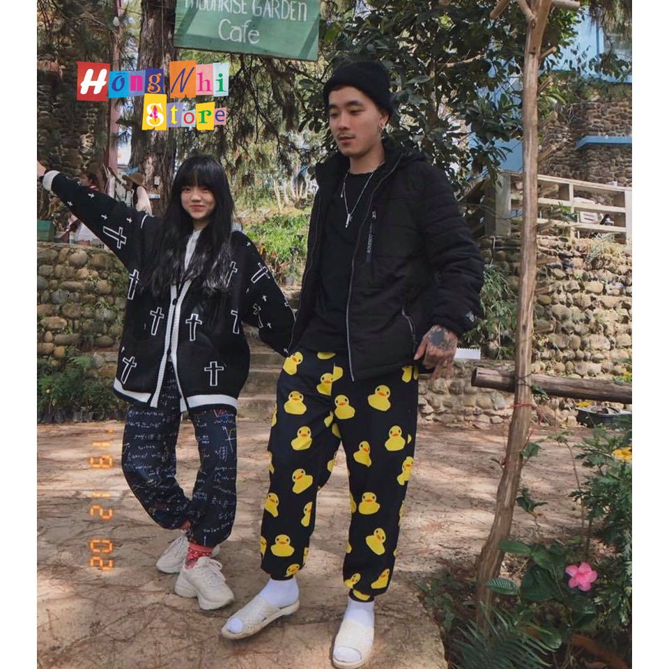 Quần Hoạt Hình Dài Bo Lai Cartoon Pant Oversize Ulzzang Unisex - MM