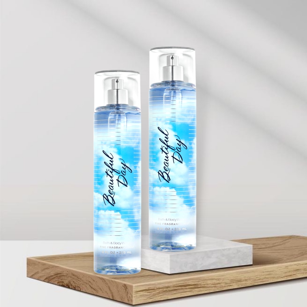Xịt thơm toàn thân Bath & Body Works Beautiful Day - Mùi Hương Ngọt Ngào Thanh Mát Chai 236ml