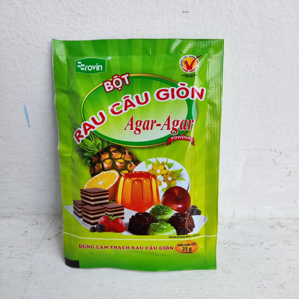 Bột rau câu giòn, rau câu dẻo 3D hiệu Hoàng Yến - 1 gói
