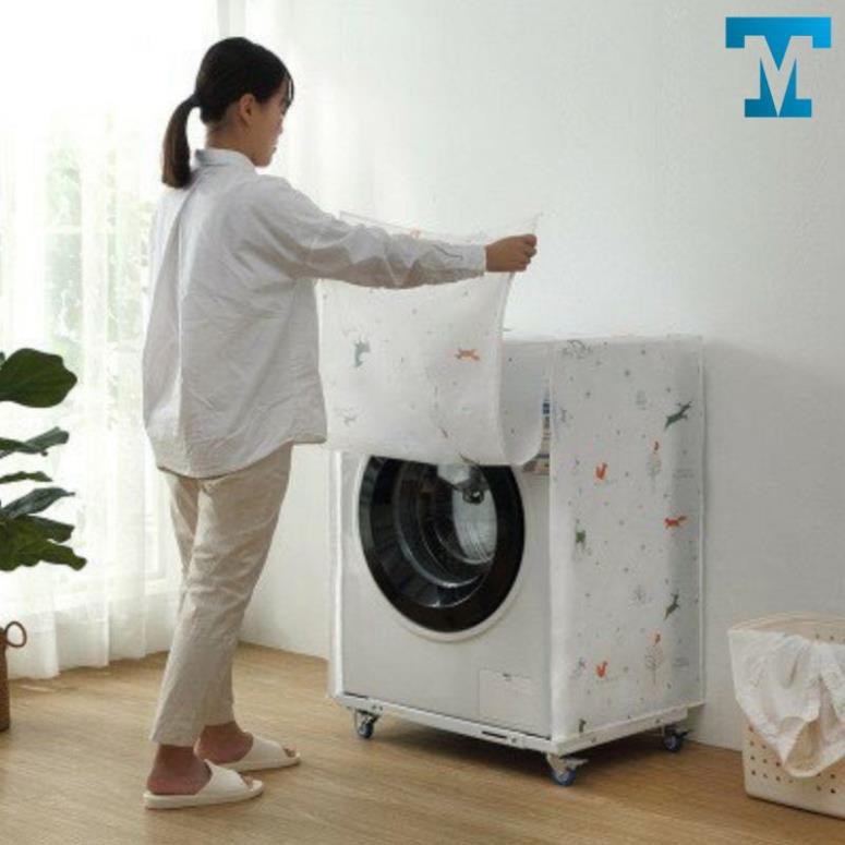 Vỏ bọc máy giặt cửa ngang - cửa trước Satin lụa chống thấm nước