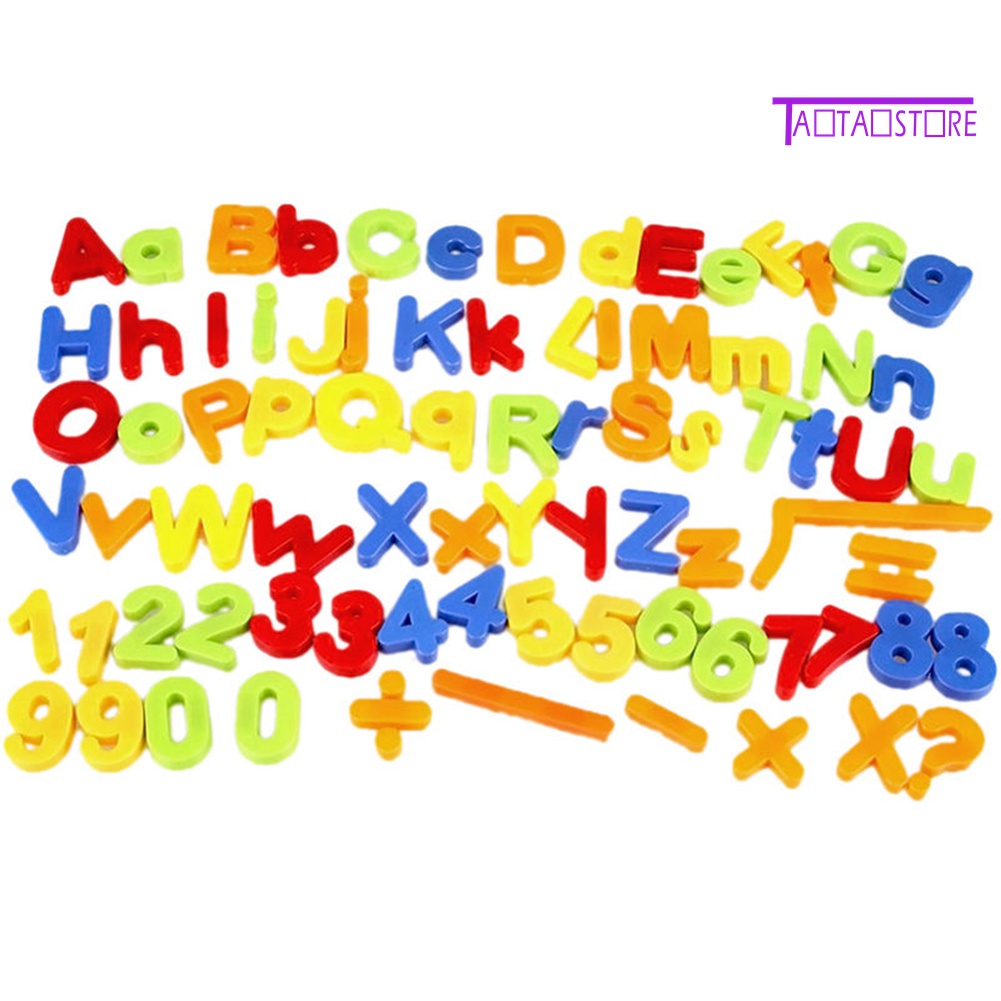 Bộ 26 Chữ Cái Alphabet Dưới / Trên Có Nam Châm Dạy Học Cho Bé