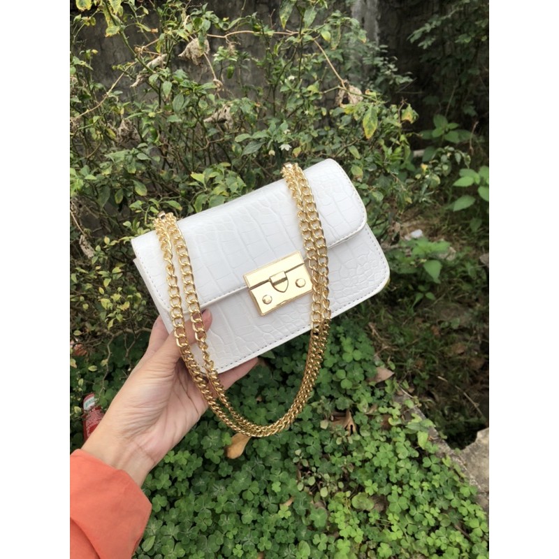 Túi xách nữ đeo chéo Khoá miu  ❣️Freeship❣️TÚI ĐEO CHÉO NỮ