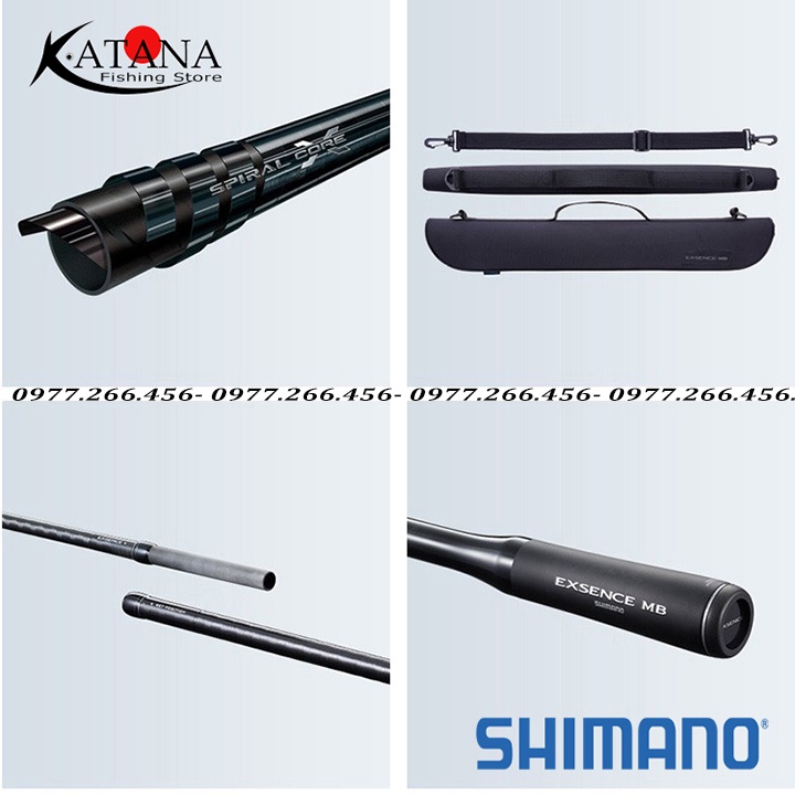 Cần câu Shimano Exsence MB S96M-6 máy đứng 6 khúc