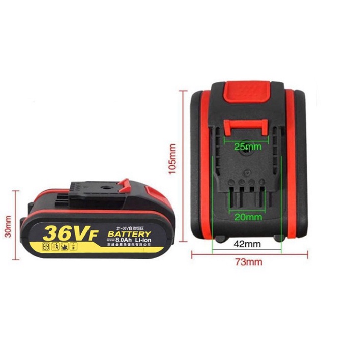 Pin dự phòng máy khoan 21-36V 5 Cell