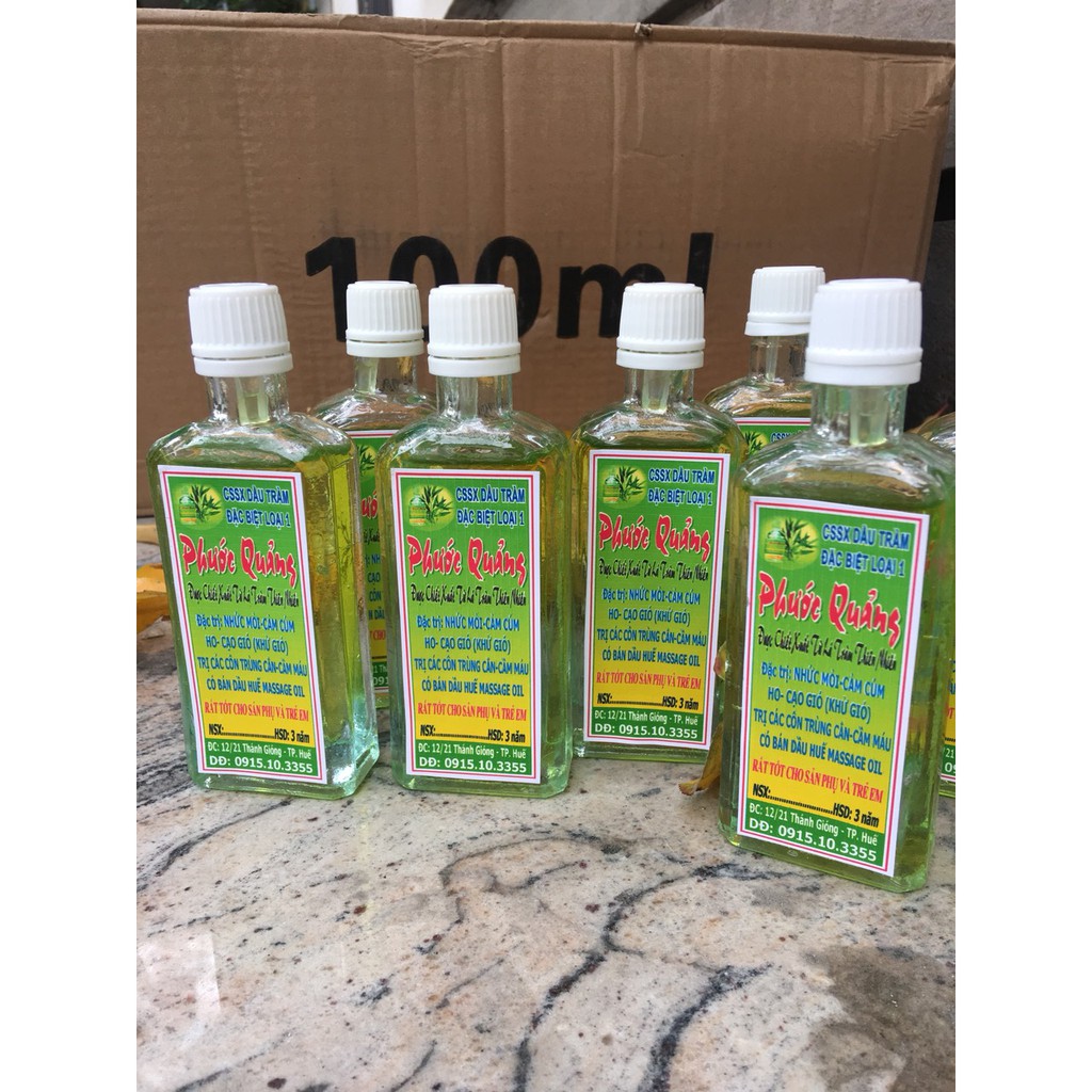 Tinh dầu Quế - BẠC HÀ - SẢ CHANH  nguyên chất 100% (60ml)