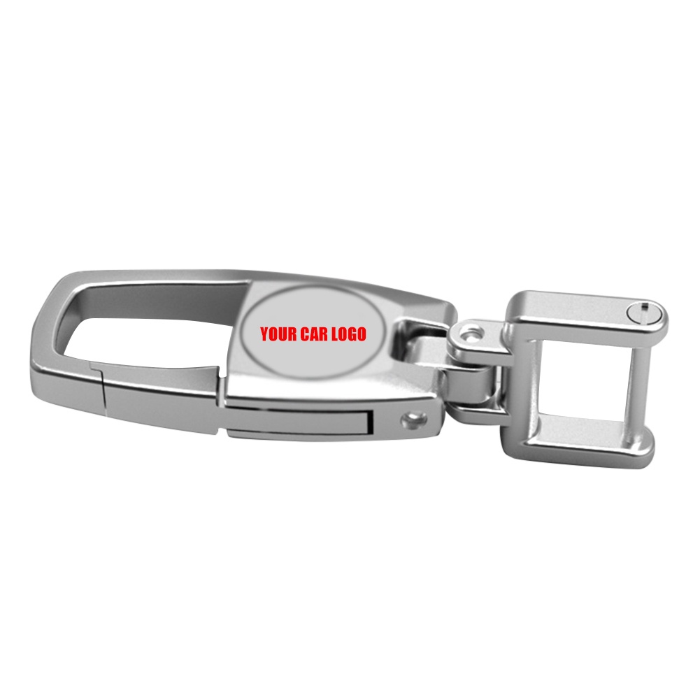 Móc Khóa Kim Loại Hình Logo Xe Hơi Honda Au-Di Benz Ford
