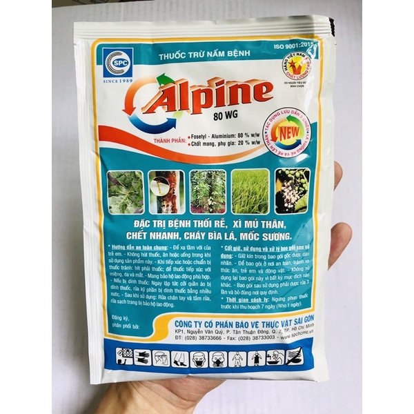 Alpine 80WG 100gr  - Trừ Bệnh Thối Rể, Xì Mủ Thân, Chết Nhanh, Cháy Bìa Lá, Mốc Sương