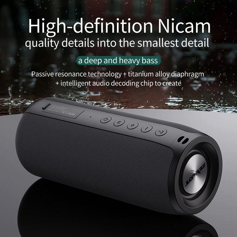 Loa Bluetooth 5.0 Extra Bass Ovleng Zealot S51 - Hàng Cao cấp, chính hãng