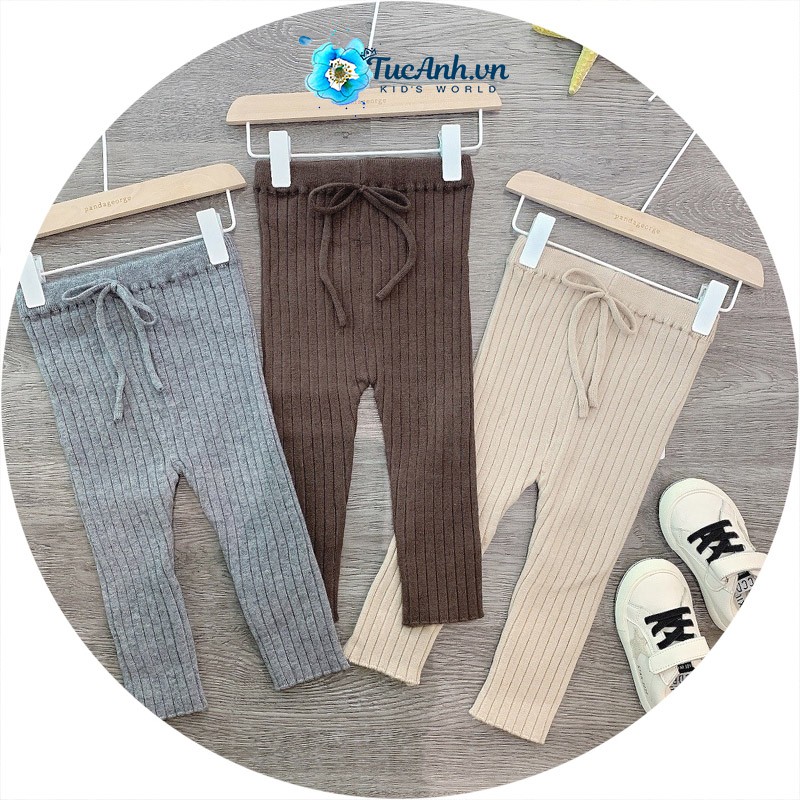 Quần Legging Cho Bé Gái Size 9-17KG, Quần Len Gân QC - QATE TucAnh