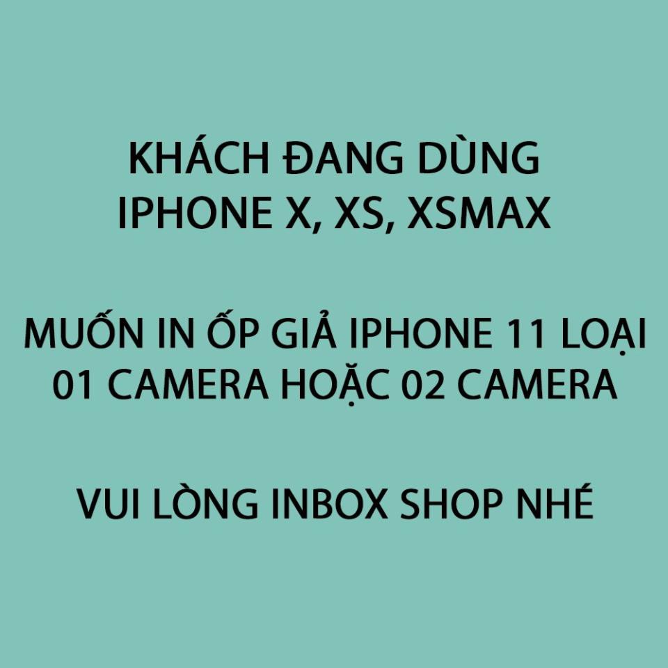 (Có video) Ốp giả iphone 11, 11pro, 11promax viền hở C251 dùng cho đủ dòng iphone 6G, 6Plus, 7Plus, 8Plus, X, XS, XSMAX