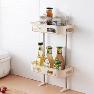 Kệ để đồ 2 tầng nhà tắm, nhà bếp tiện lợi