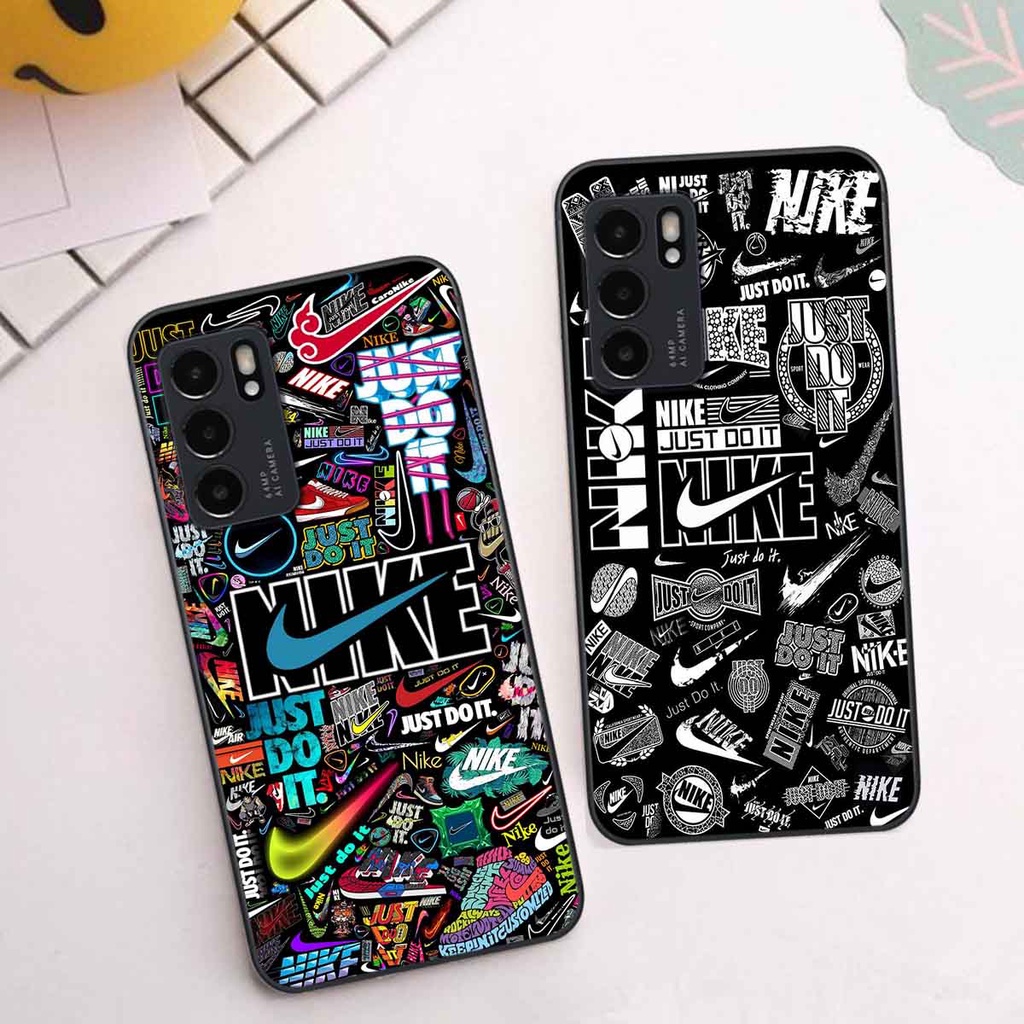 Ốp Oppo Reno6 / Reno6 Z 5G / Reno 6 in hình thương hiệu L.V, N.I.K.E cá tính, đẳng cấp