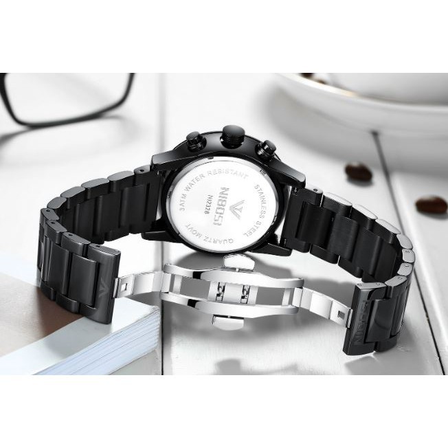 [Tặng vòng tay] Đồng hồ nam NIBOSI chính hãng NI2328.06 thời trang lịch lãm