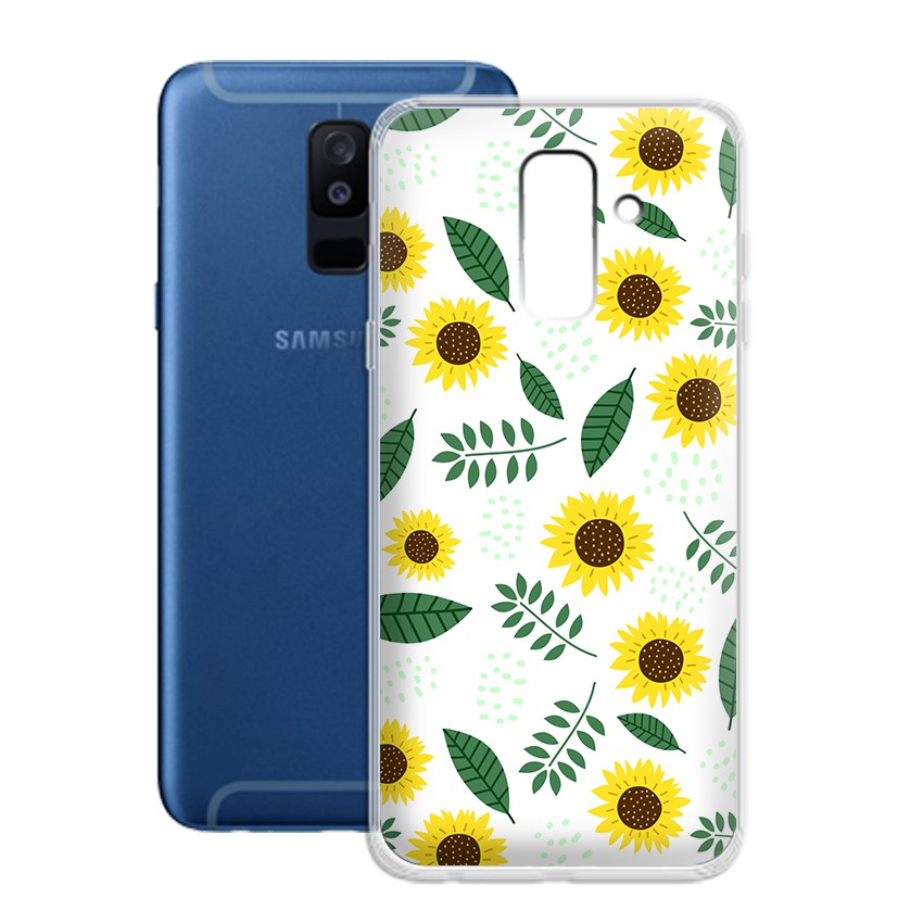 [FREESHIP ĐƠN 50K] Ốp lưng Samsung Galaxy A6 Plus 2018 in hình hoa cỏ mùa hè độc đáo - 01025 Silicone Dẻo