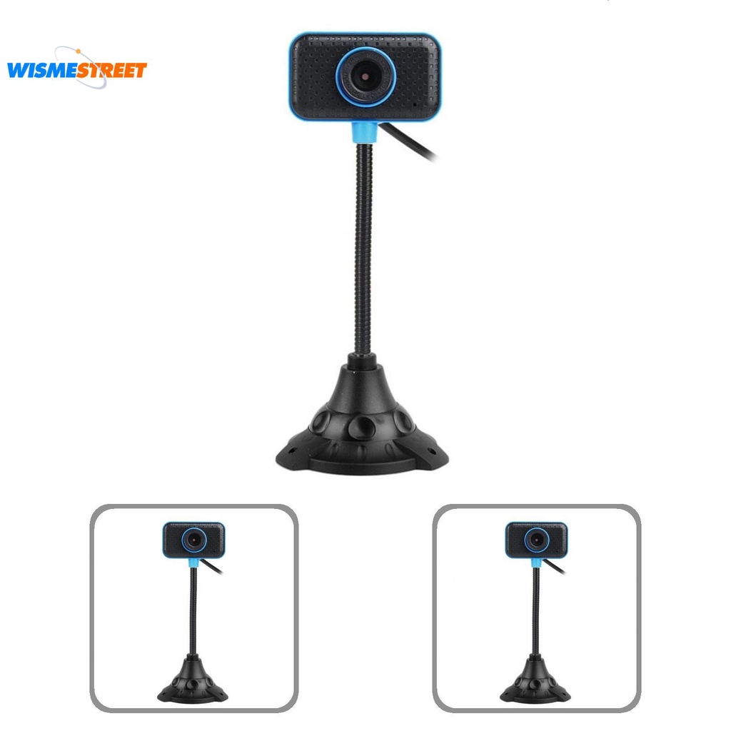 Webcam kỹ thuật số USB 2.0 480P kèm micro linh hoạt tiện dụng cho máy tính
