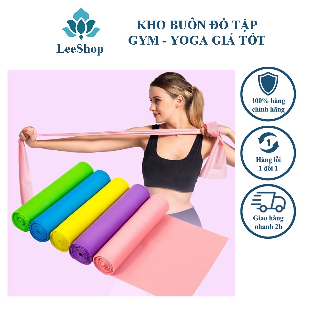 DÂY CAO SU ĐÀN HỒI KHÁNG LỰC TẬP GYM YOGA PILATES - THERA BAND 1.5 - BẢN THUN