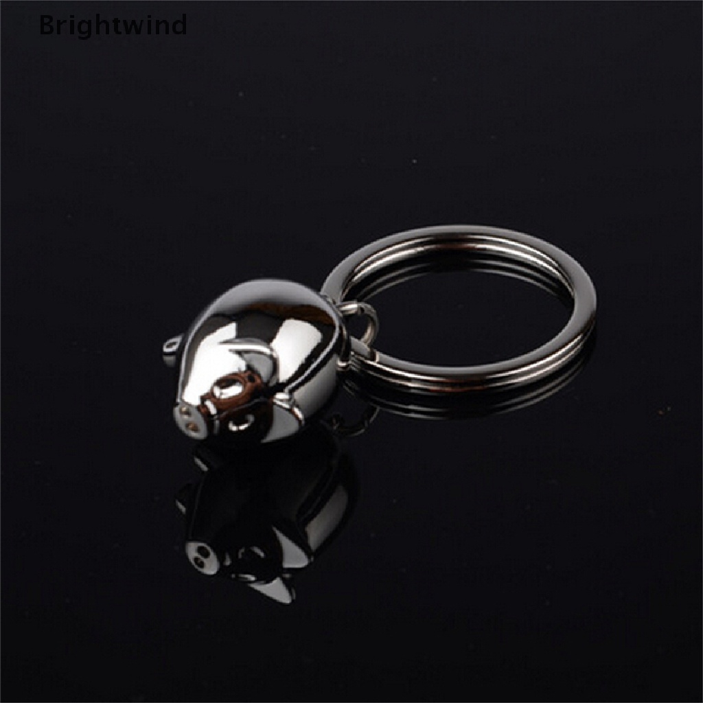 [Brightwind] 1Pcs Lovely Mini Pig Keychain Keyring Keyfob Cute Gift Ring Charm Decoration Hot Sell