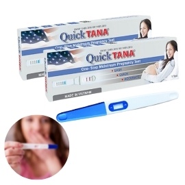 Bút thử thai Quicktana phát hiện thai sớm cho kết quả chính xác, nhanh và đảm bảo - Hộp 1 bút