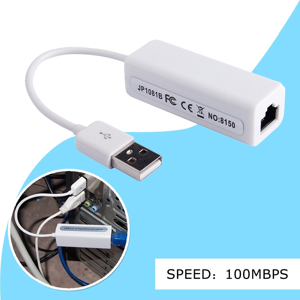 Đầu chuyển đổi Ethernet USB 2.0 sang mạng LAN RJ45