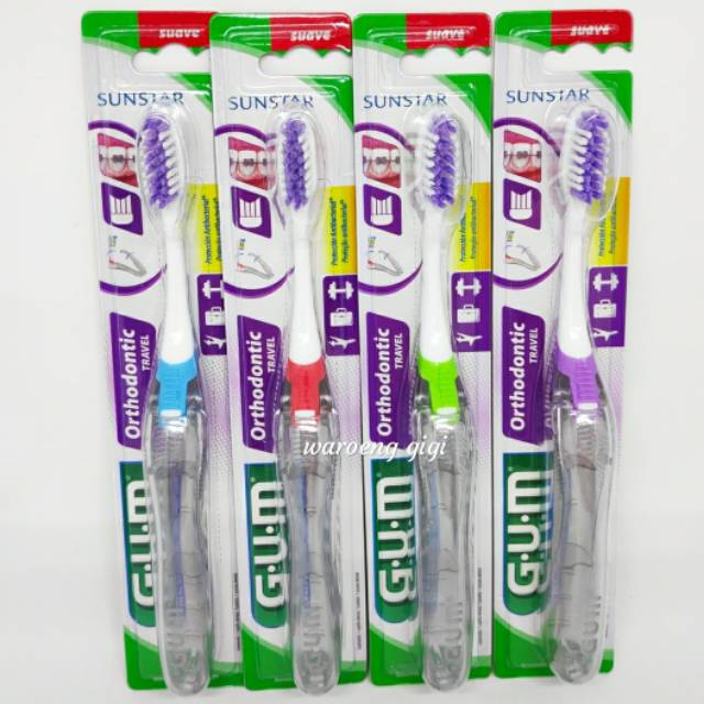 Gum Ortho Travel Toothbrush