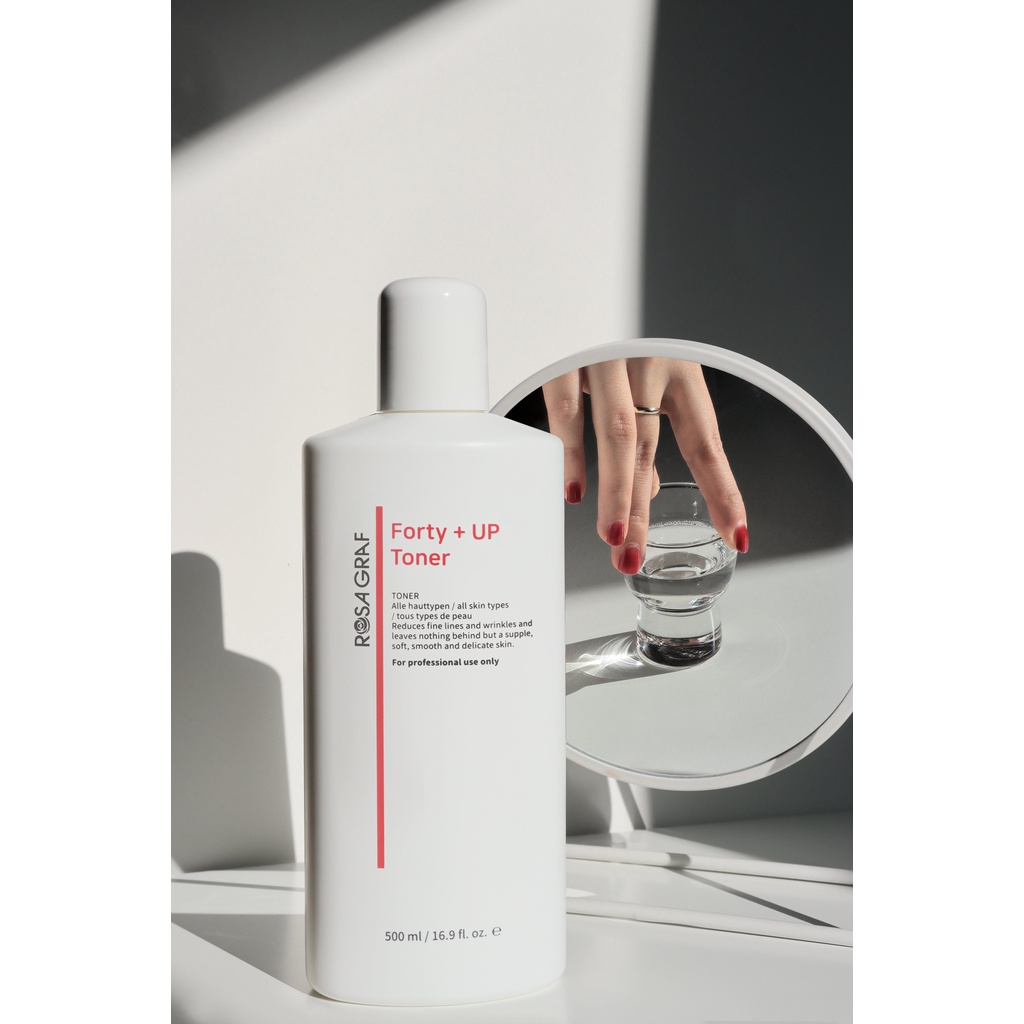 Be'Balance Nước cân bằng săn chắc da ROSAGRAF Forty + Up Toner 500ml